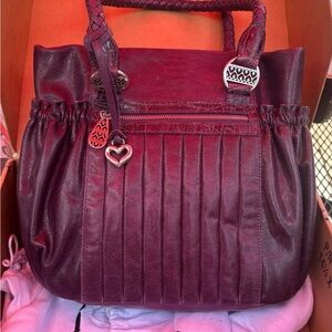 Brighton Lake Grape Shoulder Bag